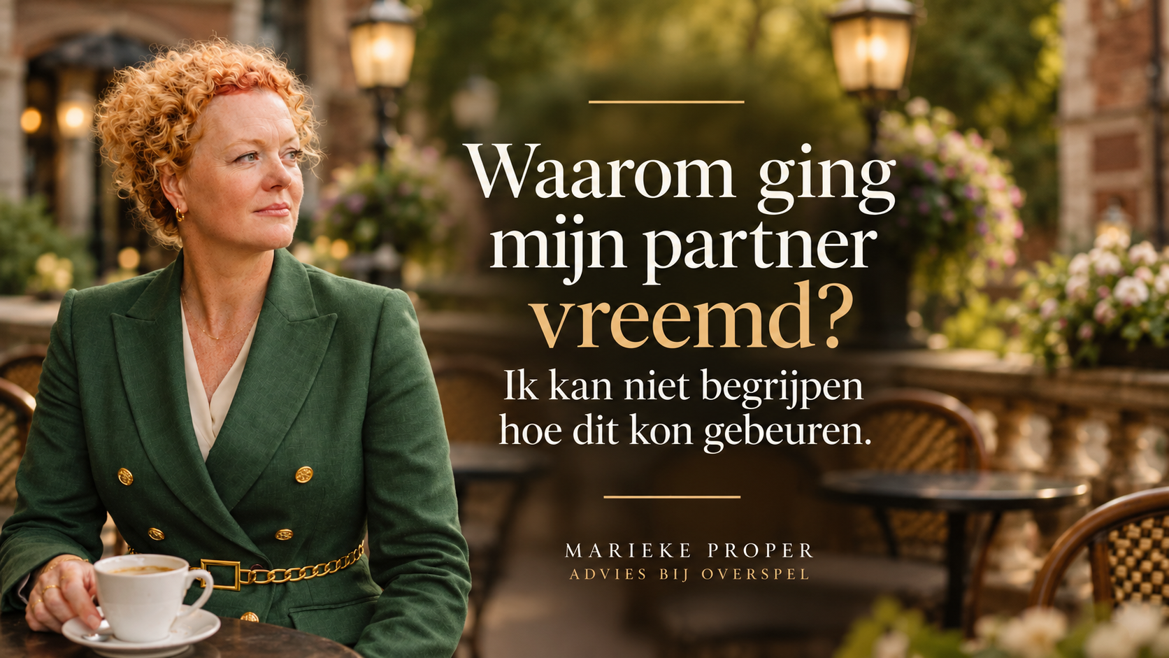 Waarom ging mijn partner vreemd? Ik kan niet begrijpen hoe dit kon gebeuren. Marieke Proper advies bij overspel